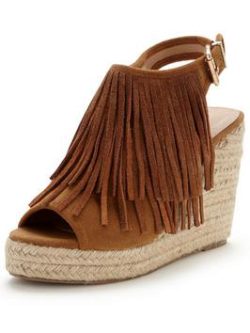 Miss Kg Peyton Fringed Wedge